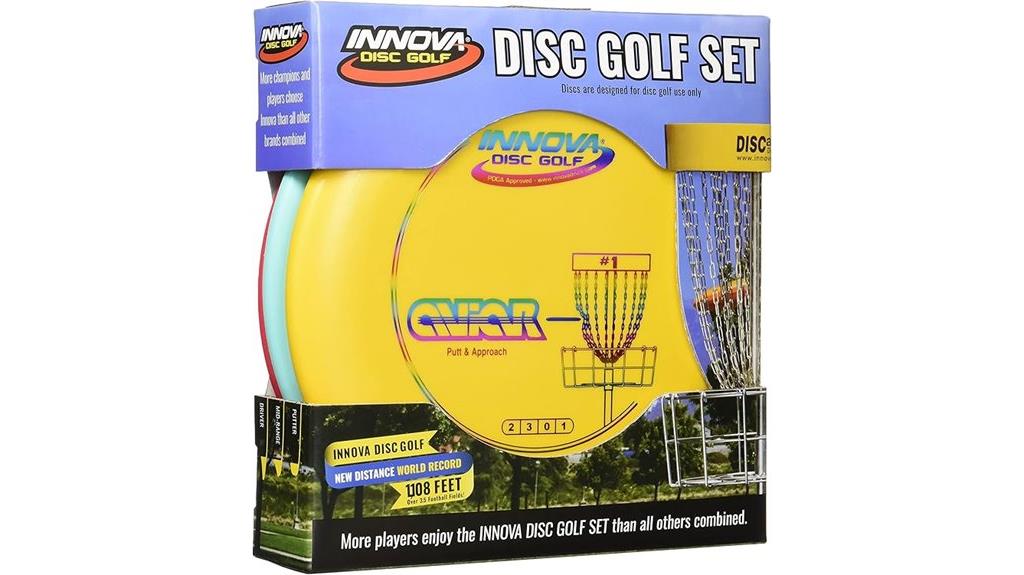 three disc disc golf set