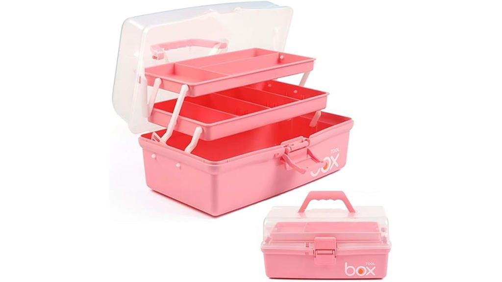 three layer storage tray