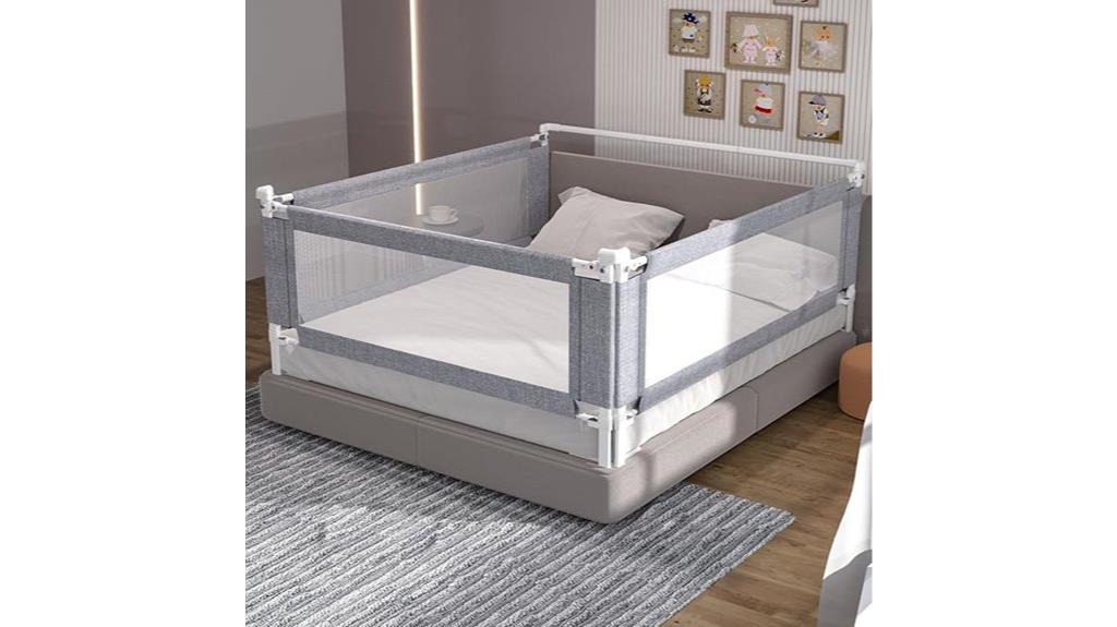 three piece toddler bed rail