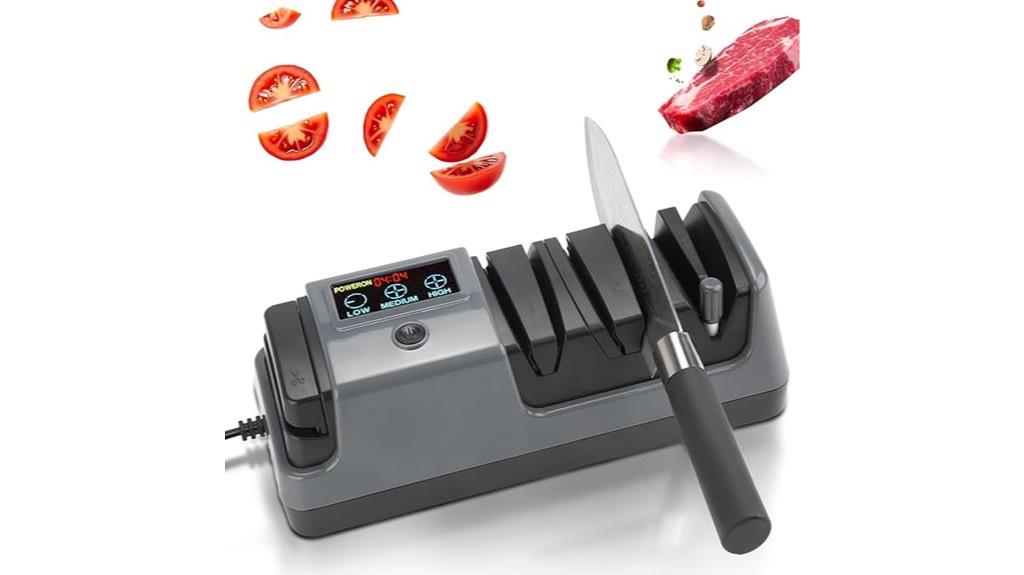 three stage electric sharpener
