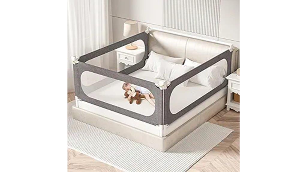 toddler bed rail set
