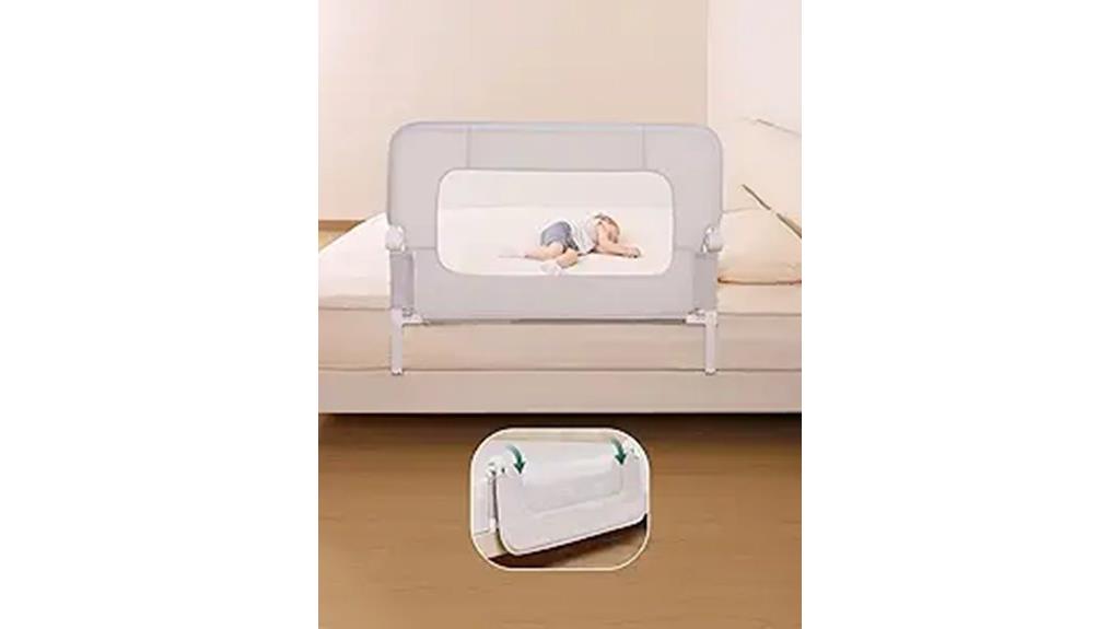 toddler bed safety rail