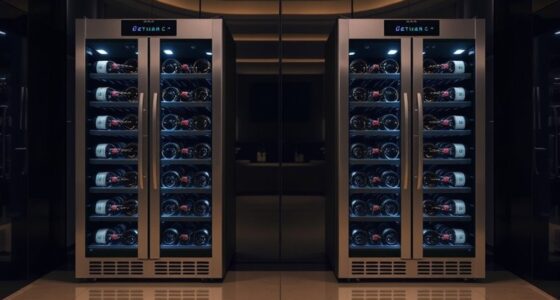 top dual zone wine coolers