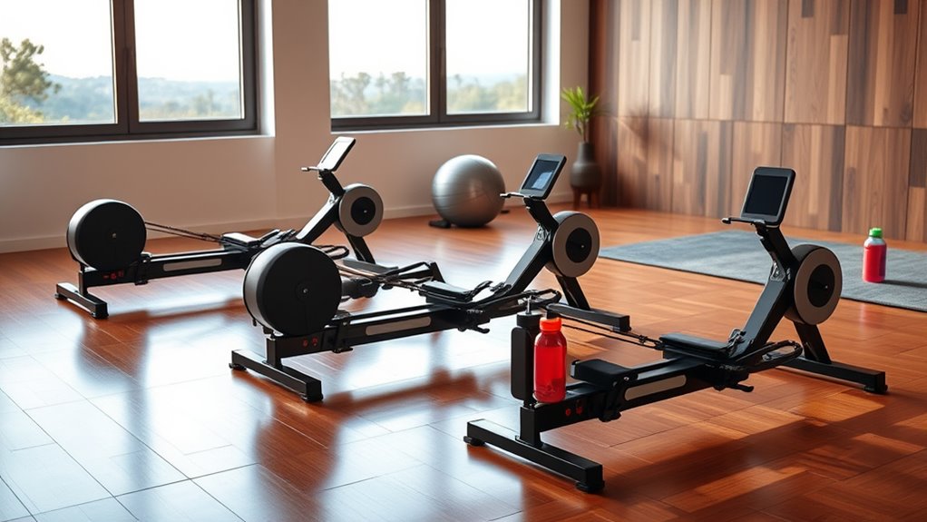 top small space rowers