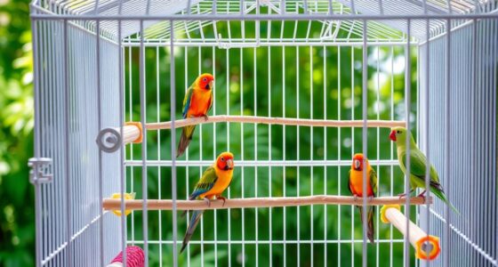 top spacious bird cages