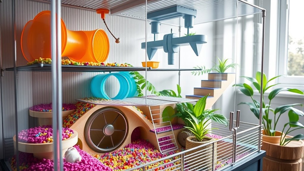 top spacious hamster cages