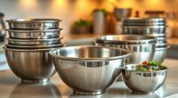 top stainless steel bowls