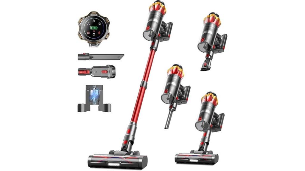 touchscreen cordless vacuum