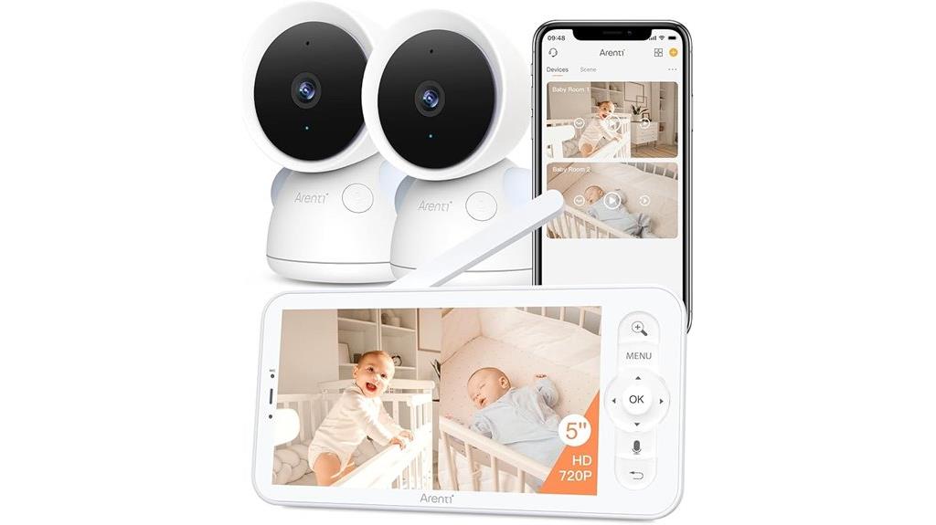 two camera wifi baby monitor
