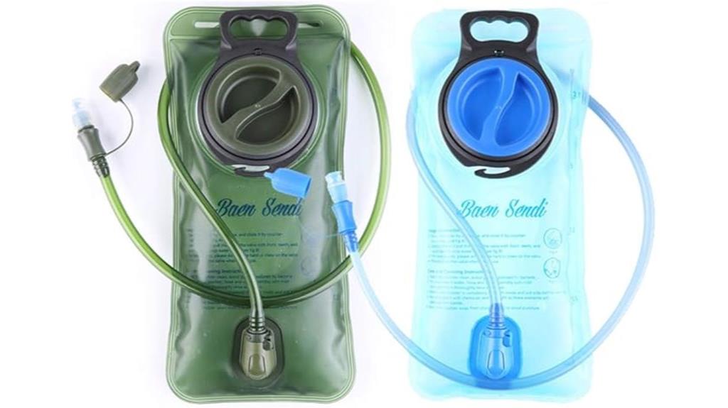 two hydration bladders included