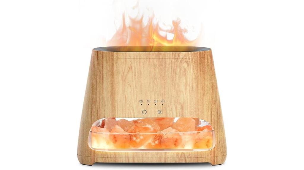 ultrasonic diffuser salt lamp