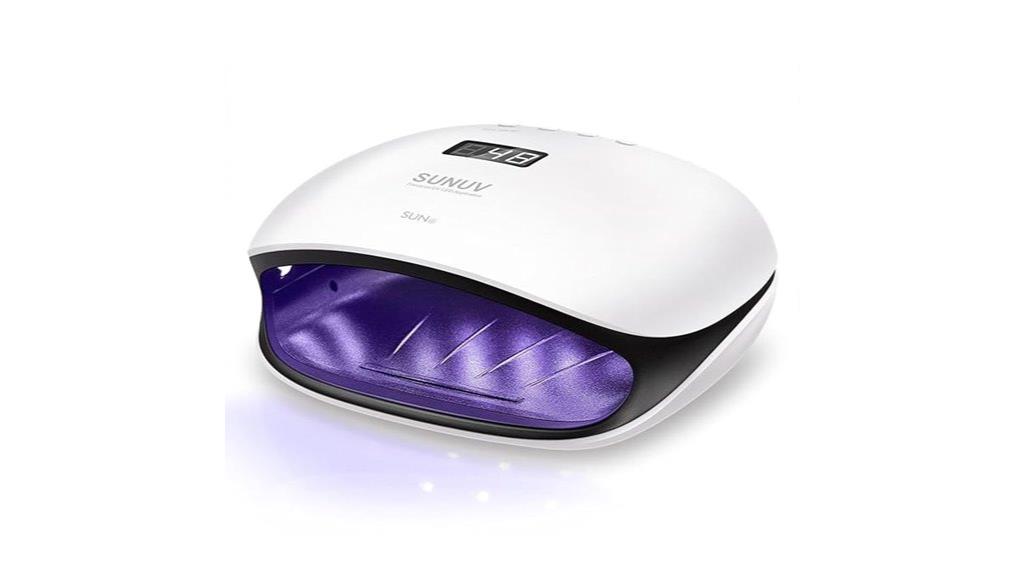 uv led gel nail lamp