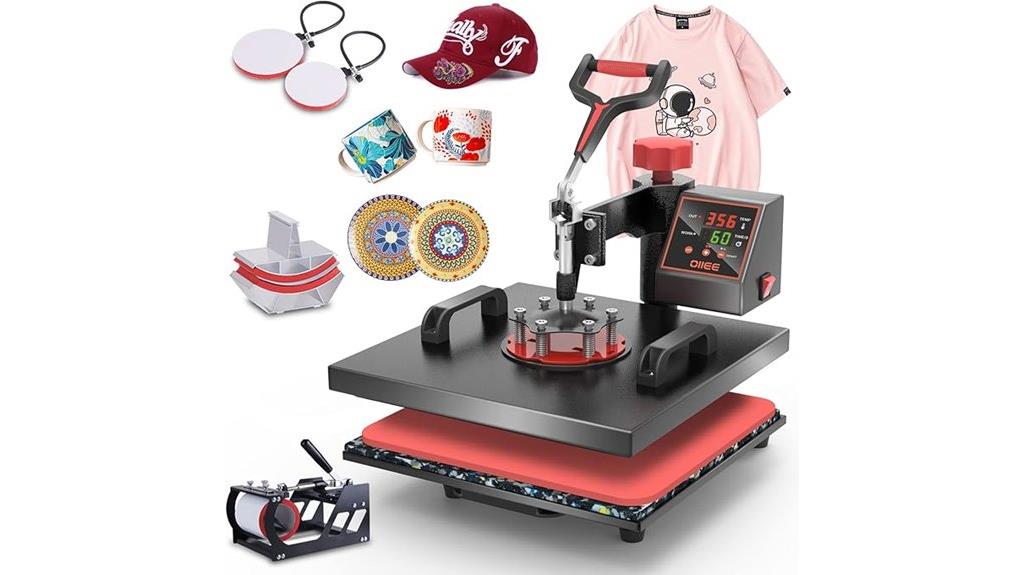 versatile 5 in 1 heat press