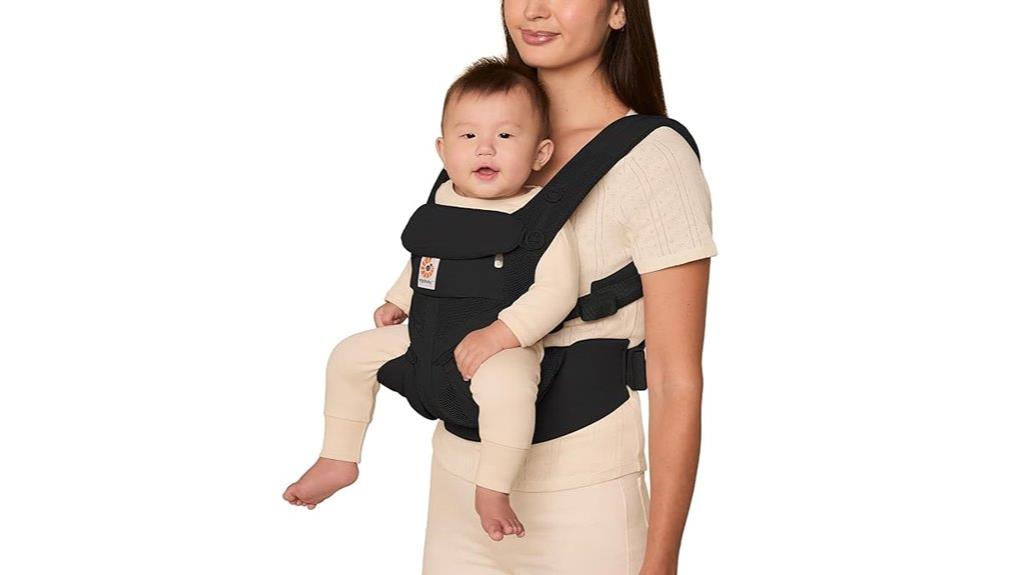 versatile ergonomic baby carrier