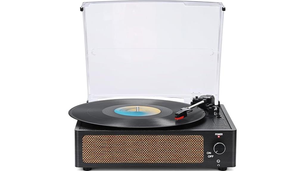 vintage bluetooth record player