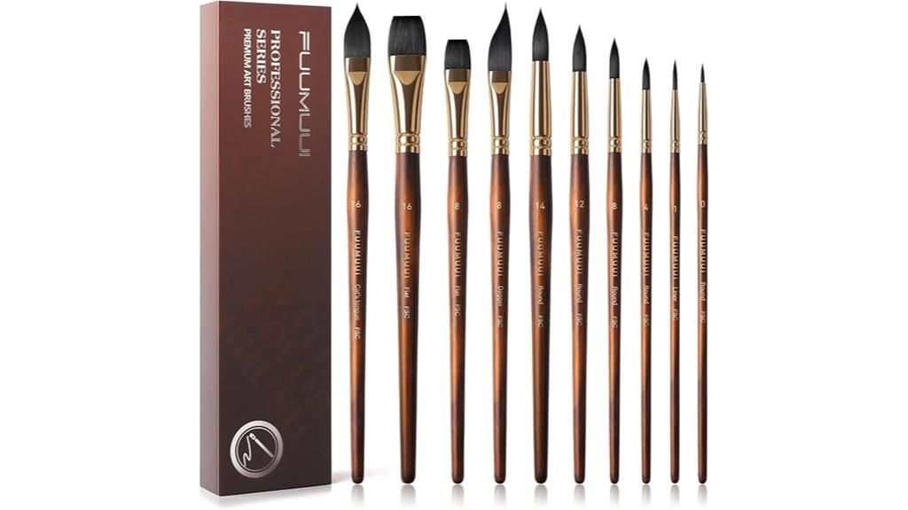 watercolor brush set