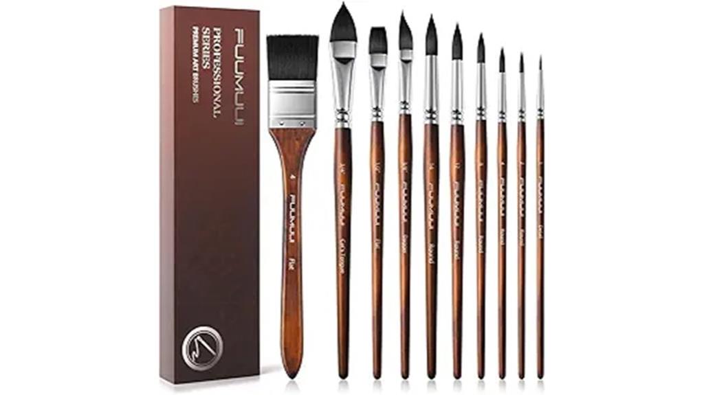 watercolor brush set