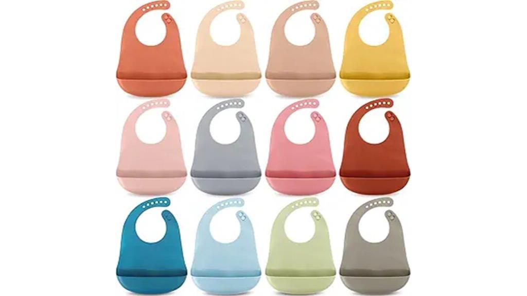 waterproof adjustable silicone bibs