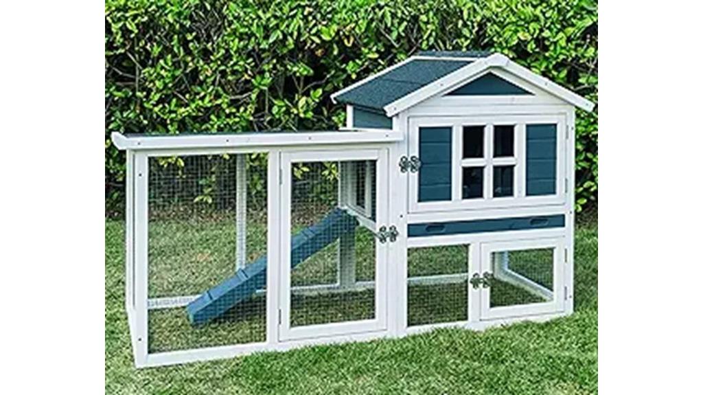 weatherproof two story pet house