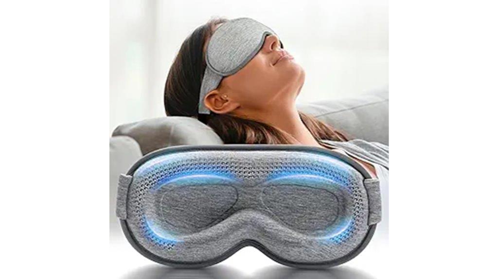weighted blackout sleep mask