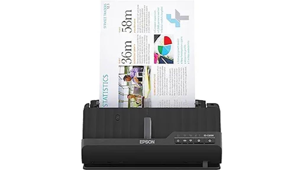 wireless compact document scanner