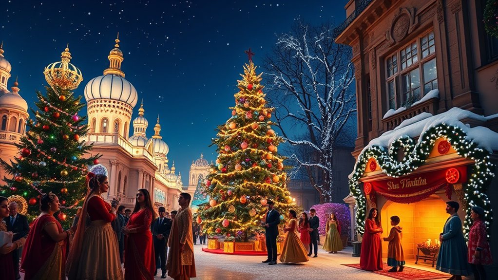 bollywood christmas festive moments