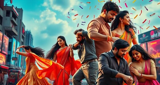 bollywood scenes with millions