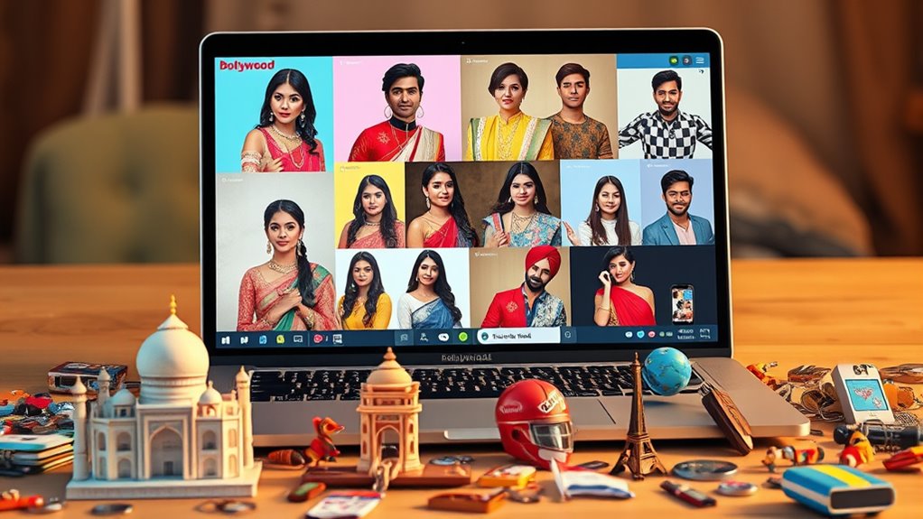 bollywood stars connect globally