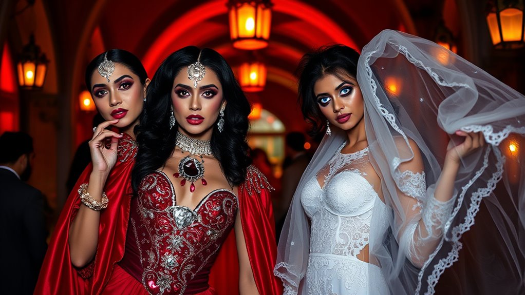 bollywood stars spooky costumes