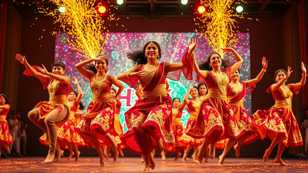 fusion of music and costumes