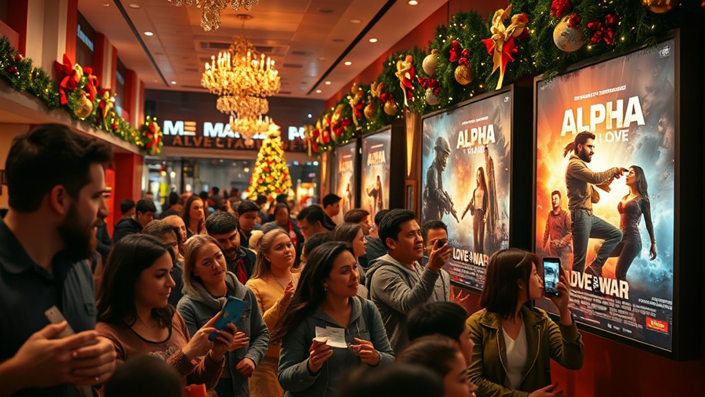 holiday film release reactions