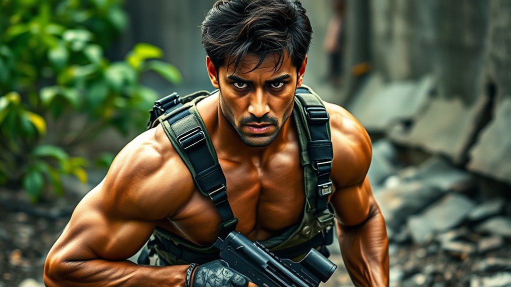 intense action authentic costumes