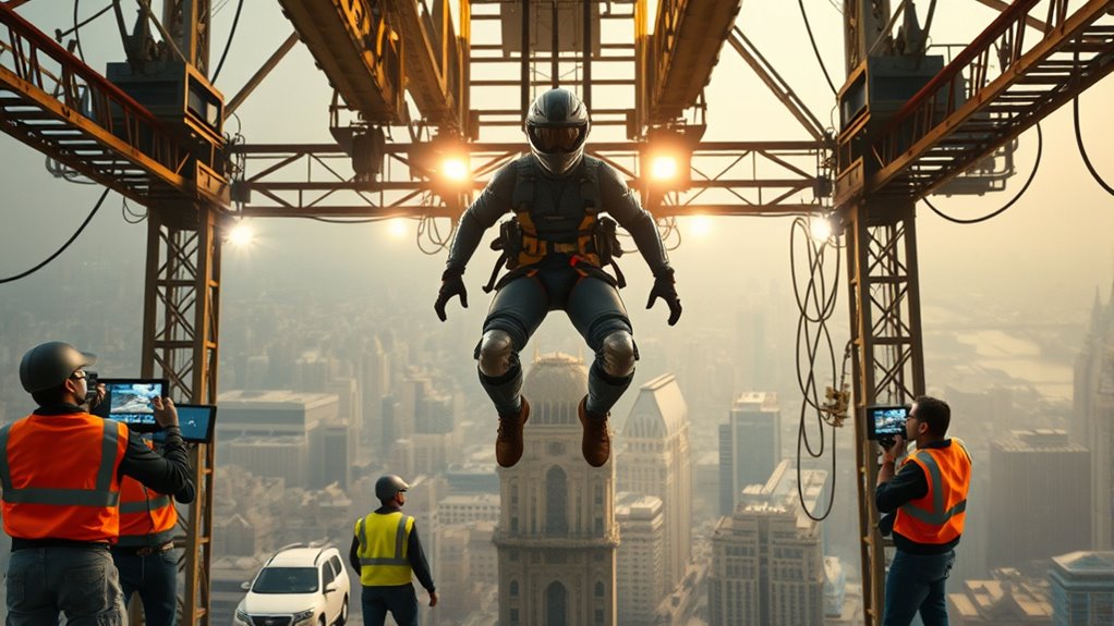 wireless safety enhances stunt choreography