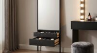 affordable glam mirror storage