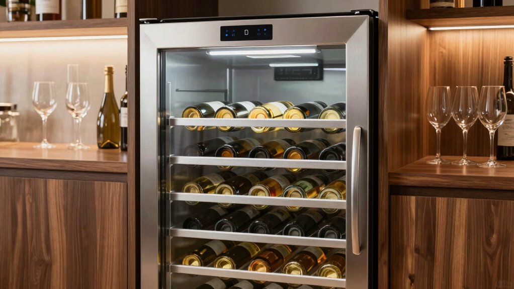 affordable wine fridge features