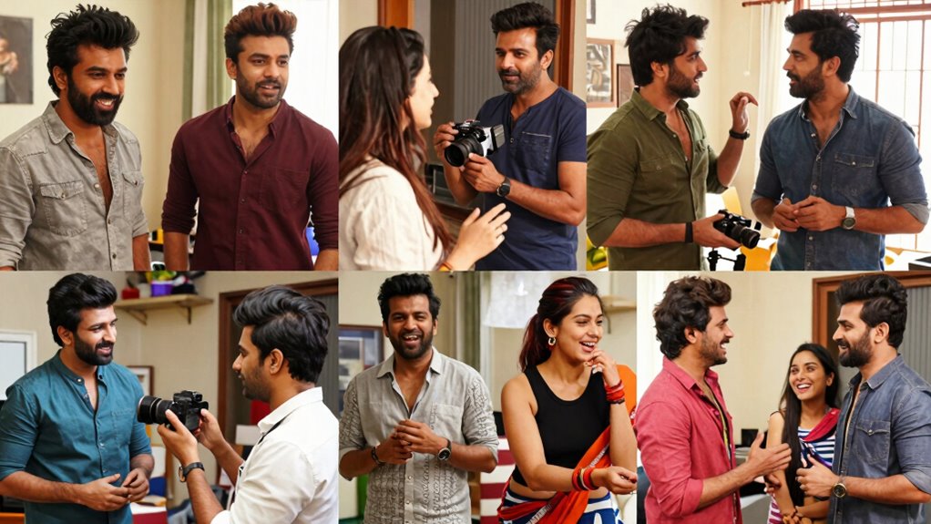 authentic celebrity behind the scenes moments