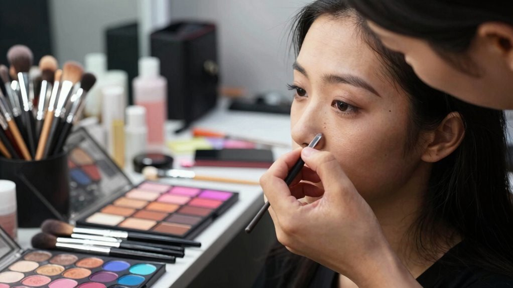 celebrity makeup storytelling