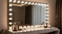 celebrity style mirror lighting
