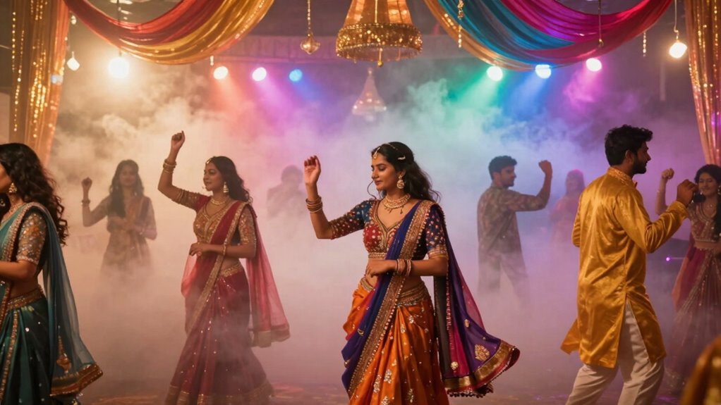 coordinate fog with vibrant lighting