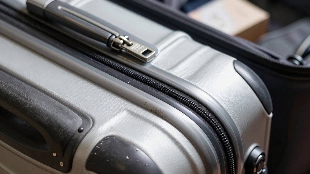 durable aluminum luggage security