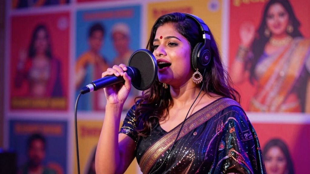 enhances bollywood karaoke performance