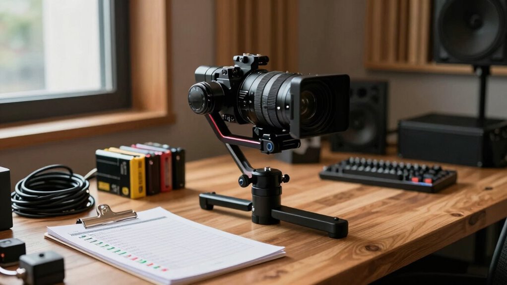 gimbal checklist for music videos