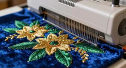glamorous embroidery machine features