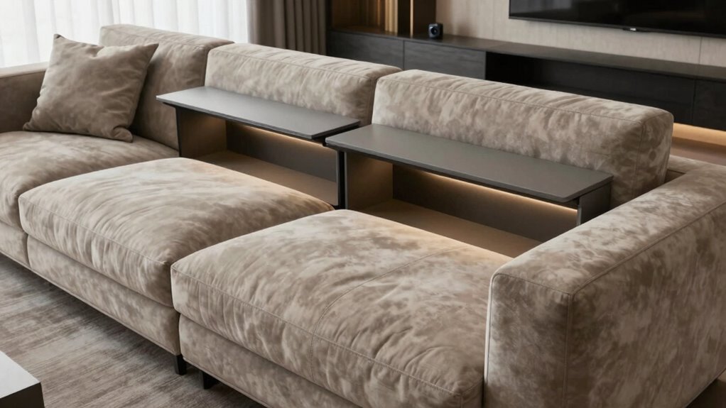 hidden media room storage