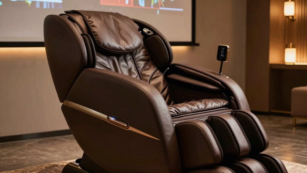 hidden recliner massage feature