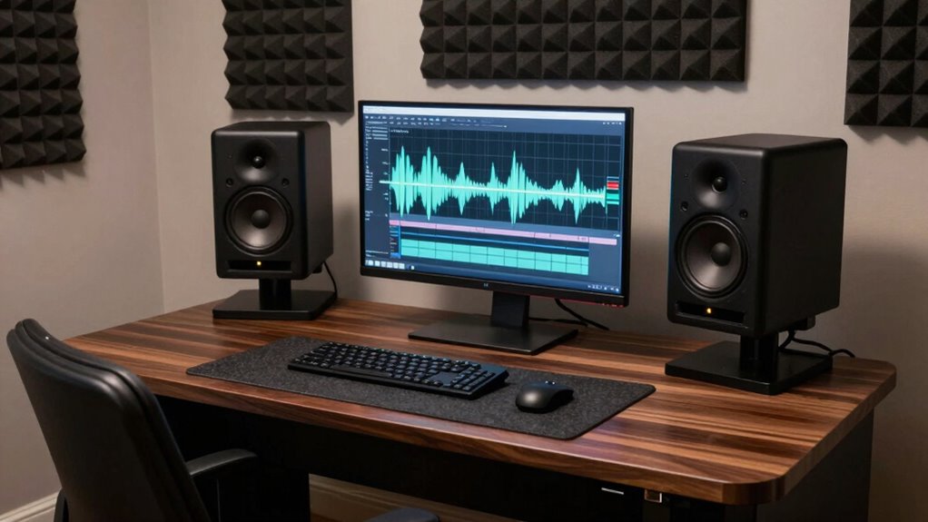 home studio desk essentials