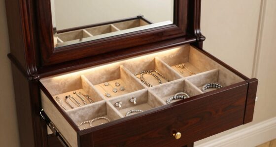 key features of jewelry armoire