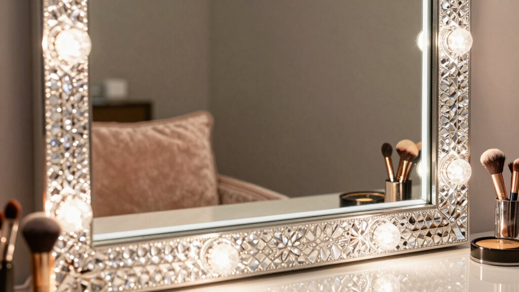 lighting and mirror positioning