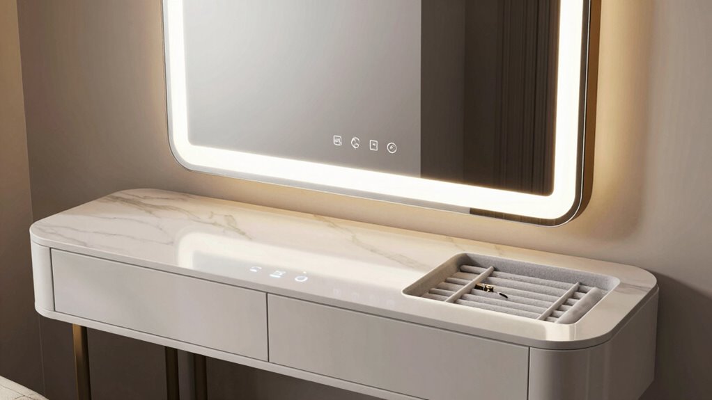 luxury touch control mirrors