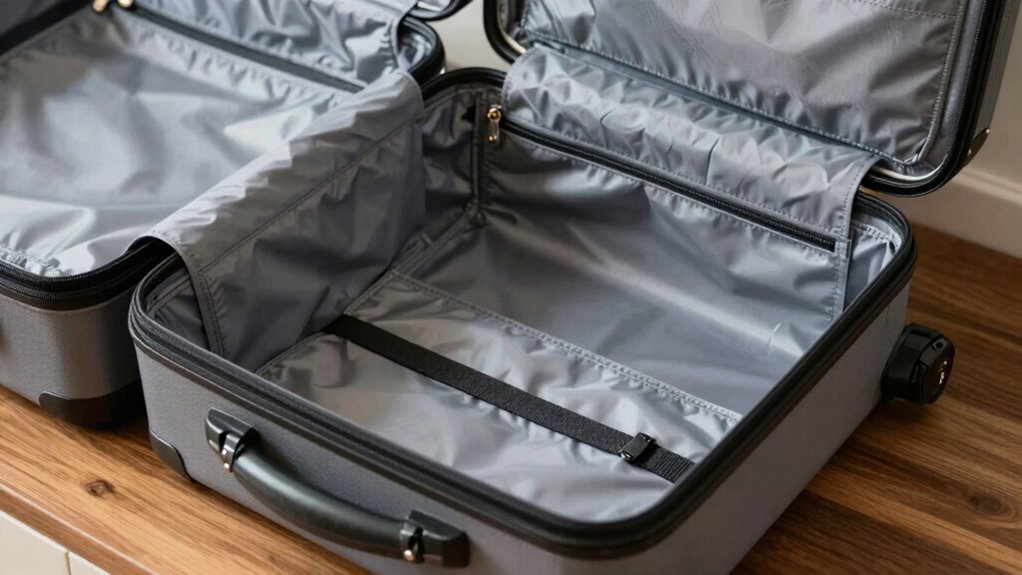 organized durable travel packing